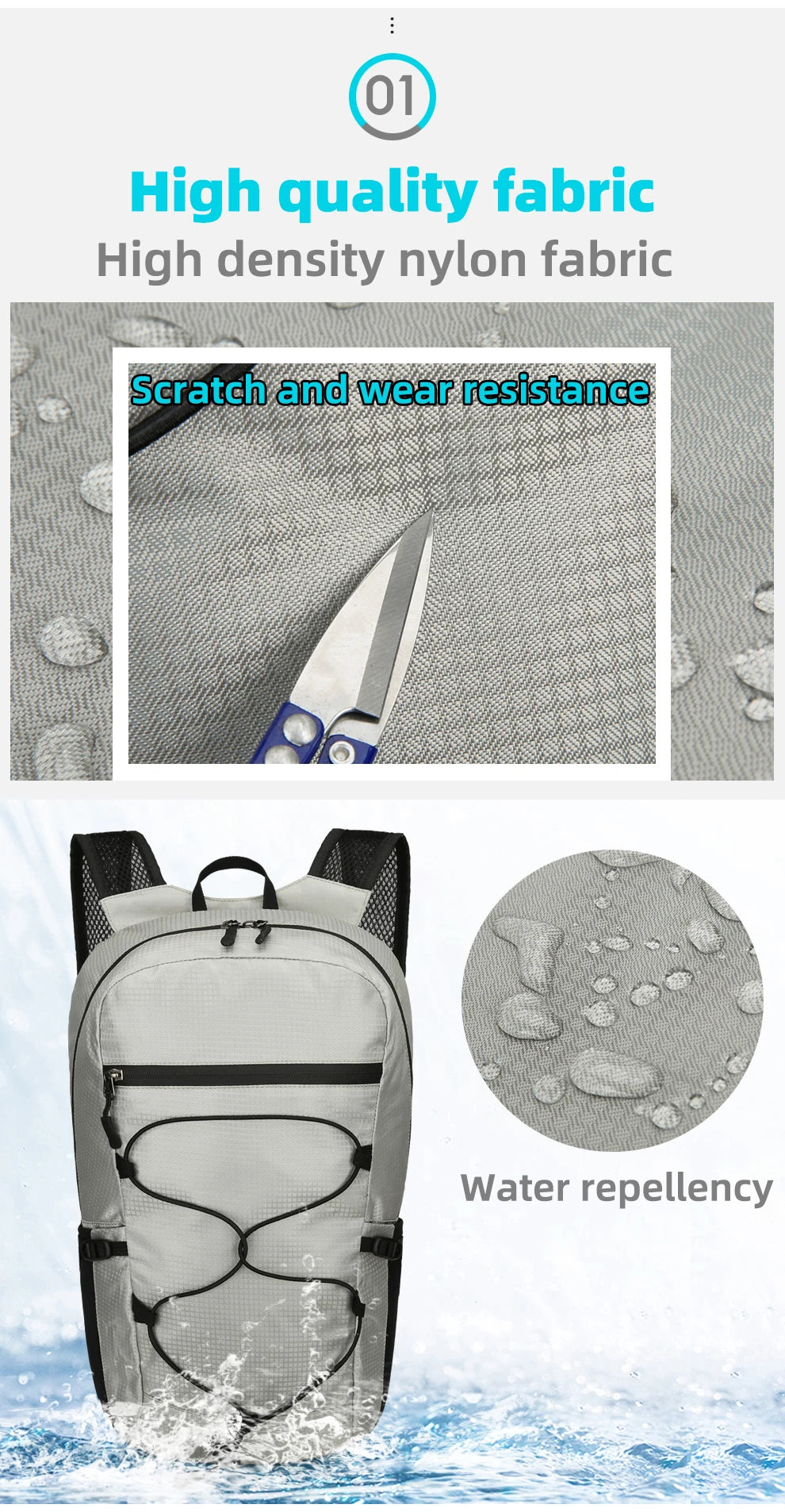 Ultralight Foldable Travel Backpack – Compact, Water-Resistant & Durable