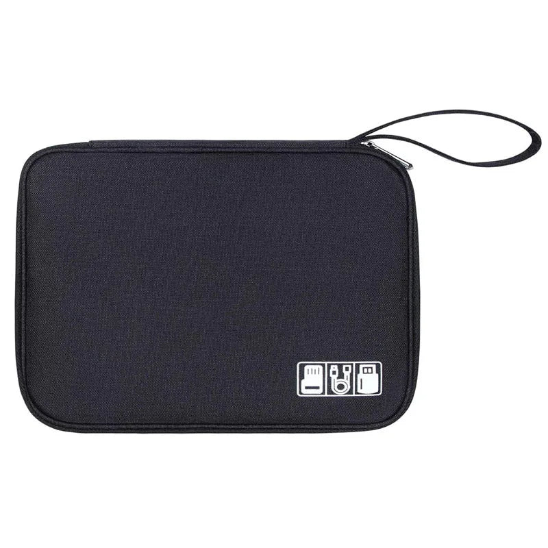 Travel Tech Organizer Bag – Waterproof, Compact & Multi-Compartment Cable Case