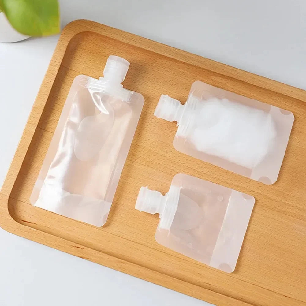 Ultimate Travel Companion: 5PCS Refillable Squeeze Bottles for Toiletries