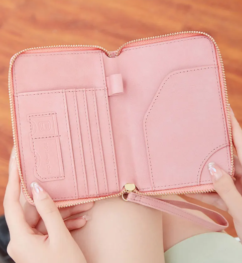 RFID Secure Travel Wallet – Stylish Passport Holder