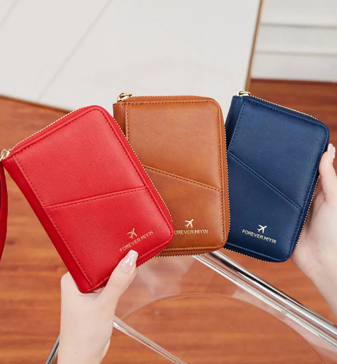 RFID Secure Travel Wallet – Stylish Passport Holder