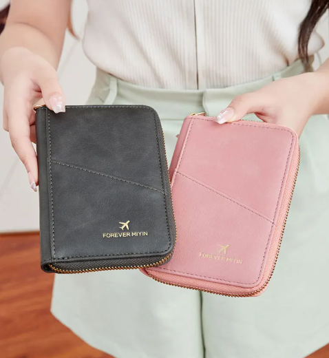 RFID Secure Travel Wallet – Stylish Passport Holder