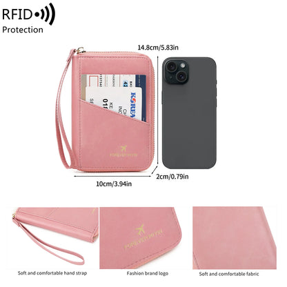 RFID Secure Travel Wallet – Stylish Passport Holder