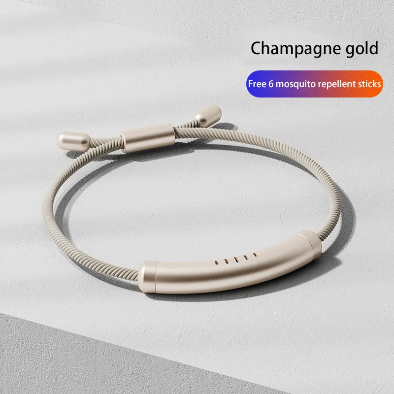 Natural & adjustable Mosquito Repellent Bracelet – DEET-Free, Waterproof & Safe for All Ages
