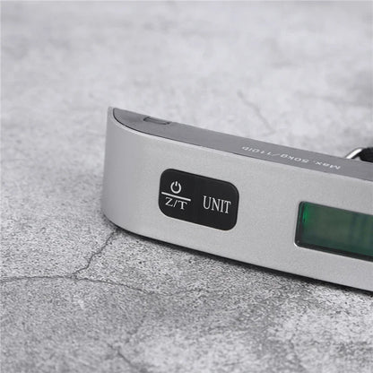 Portable Digital Luggage Scale – LCD Display, 50kg/110lb, Travel-Ready