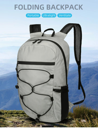 Ultralight Foldable Travel Backpack – Compact, Water-Resistant & Durable