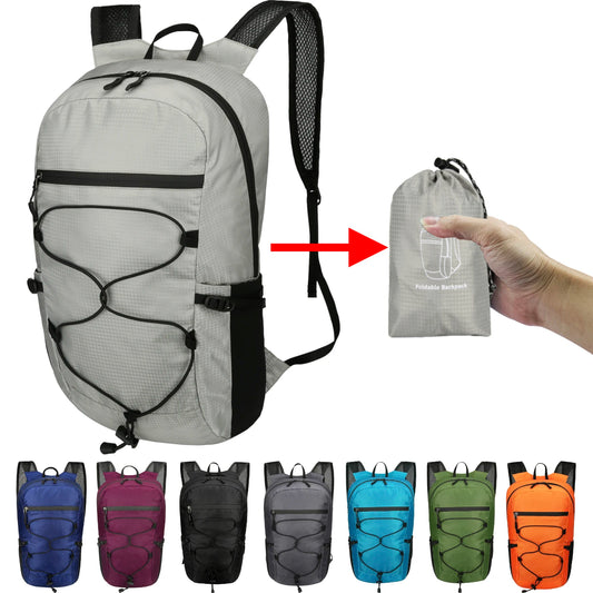 Ultralight Foldable Travel Backpack – Compact, Water-Resistant & Durable