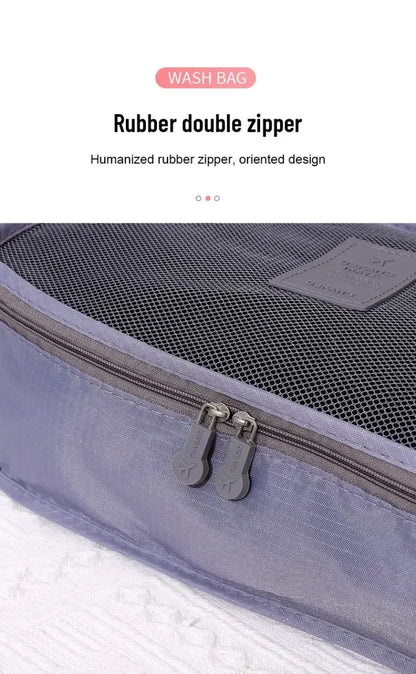 6-Piece Travel Storage Bag Set – Lightweight, Waterproof & Space-Saving