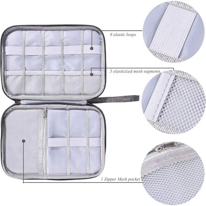 Travel Tech Organizer Bag – Waterproof, Compact & Multi-Compartment Cable Case
