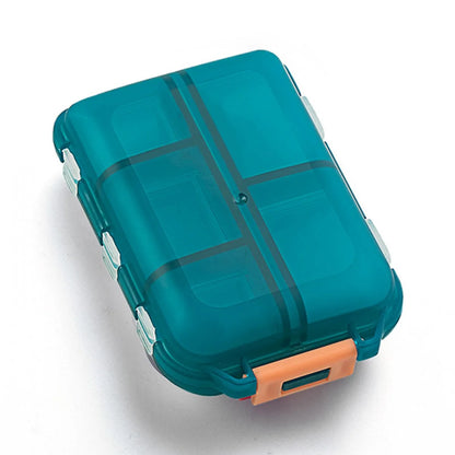 10-Compartment Travel Pill Organizer