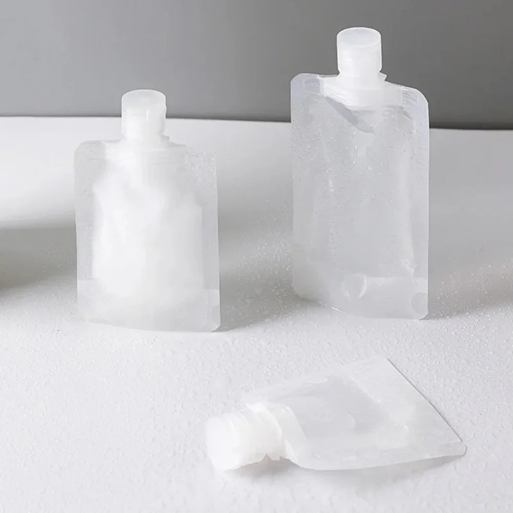 Ultimate Travel Companion: 5PCS Refillable Squeeze Bottles for Toiletries