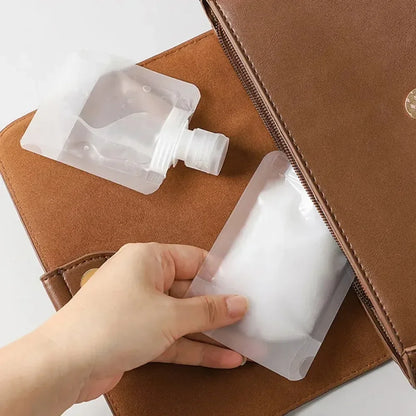 Ultimate Travel Companion: 5PCS Refillable Squeeze Bottles for Toiletries