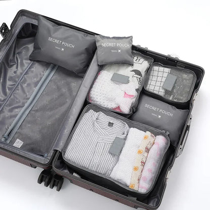 6-Piece Travel Storage Bag Set – Lightweight, Waterproof & Space-Saving
