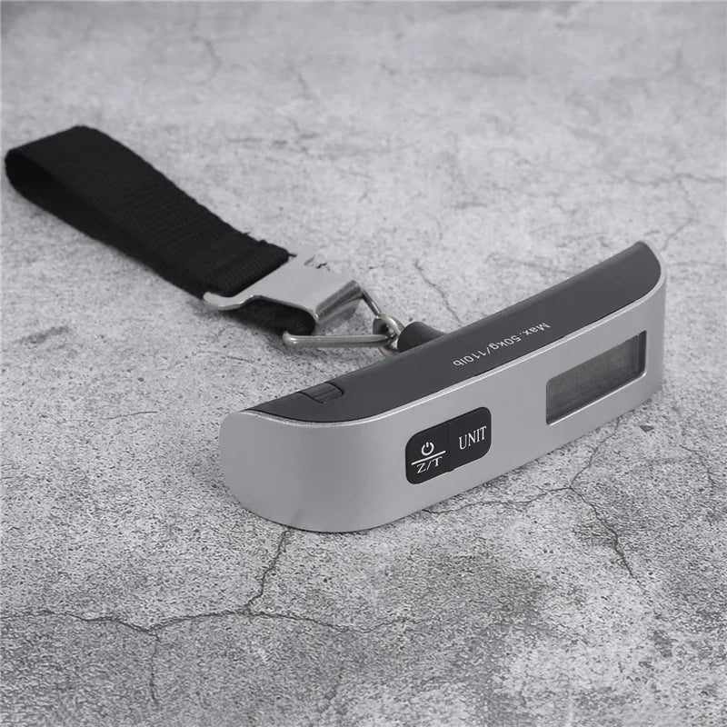 Portable Digital Luggage Scale – LCD Display, 50kg/110lb, Travel-Ready