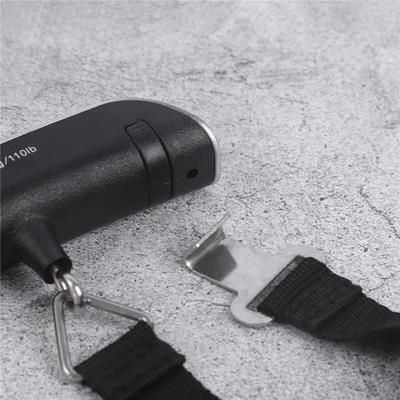 Portable Digital Luggage Scale – LCD Display, 50kg/110lb, Travel-Ready