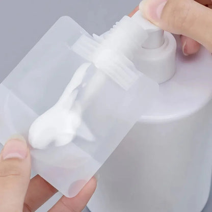 Ultimate Travel Companion: 5PCS Refillable Squeeze Bottles for Toiletries