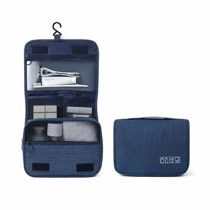 Foldable Toiletry Travel Bag – Waterproof, Hanging & Compact Organizer