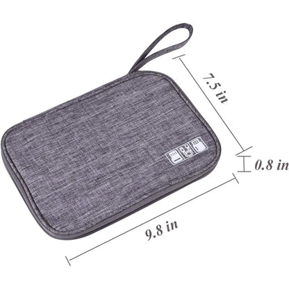Travel Tech Organizer Bag – Waterproof, Compact & Multi-Compartment Cable Case
