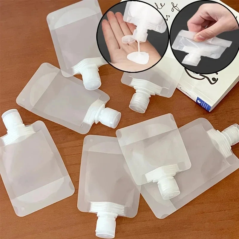 Ultimate Travel Companion: 5PCS Refillable Squeeze Bottles for Toiletries