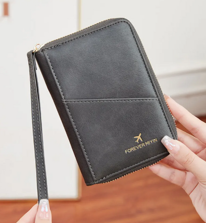 RFID Secure Travel Wallet – Stylish Passport Holder