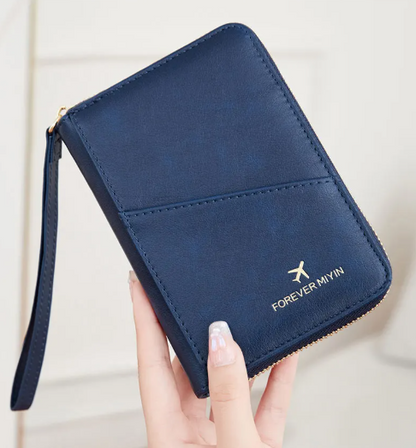 RFID Secure Travel Wallet – Stylish Passport Holder