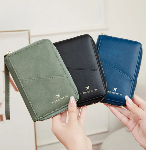 RFID Secure Travel Wallet – Stylish Passport Holder