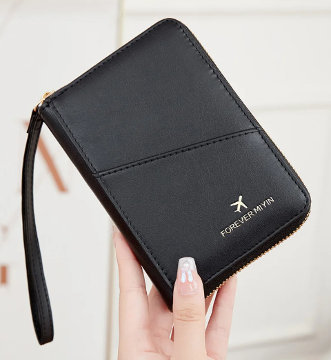 RFID Secure Travel Wallet – Stylish Passport Holder