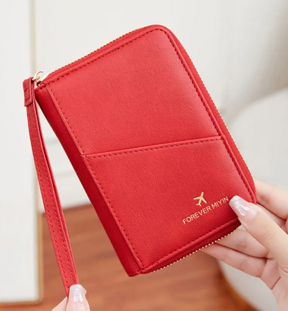 RFID Secure Travel Wallet – Stylish Passport Holder