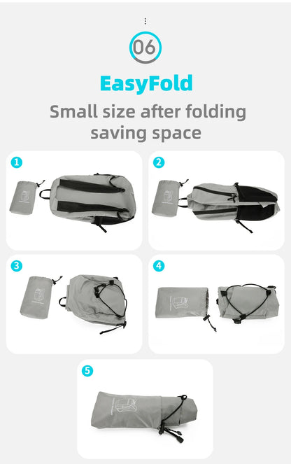 Ultralight Foldable Travel Backpack – Compact, Water-Resistant & Durable