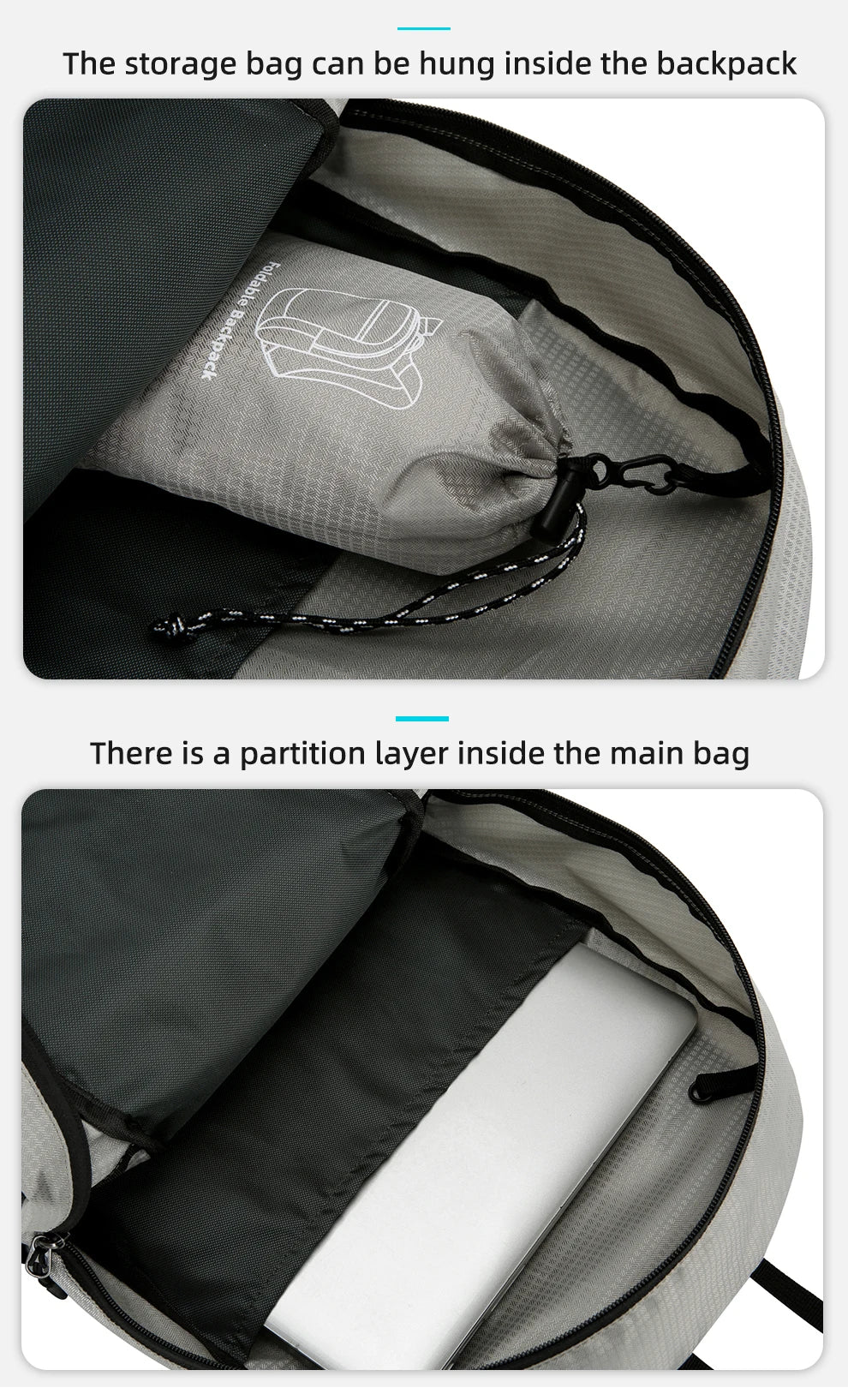 Ultralight Foldable Travel Backpack – Compact, Water-Resistant & Durable