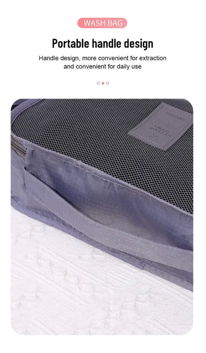 6-Piece Travel Storage Bag Set – Lightweight, Waterproof & Space-Saving