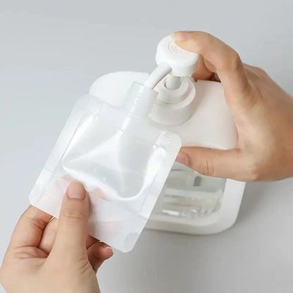 Ultimate Travel Companion: 5PCS Refillable Squeeze Bottles for Toiletries