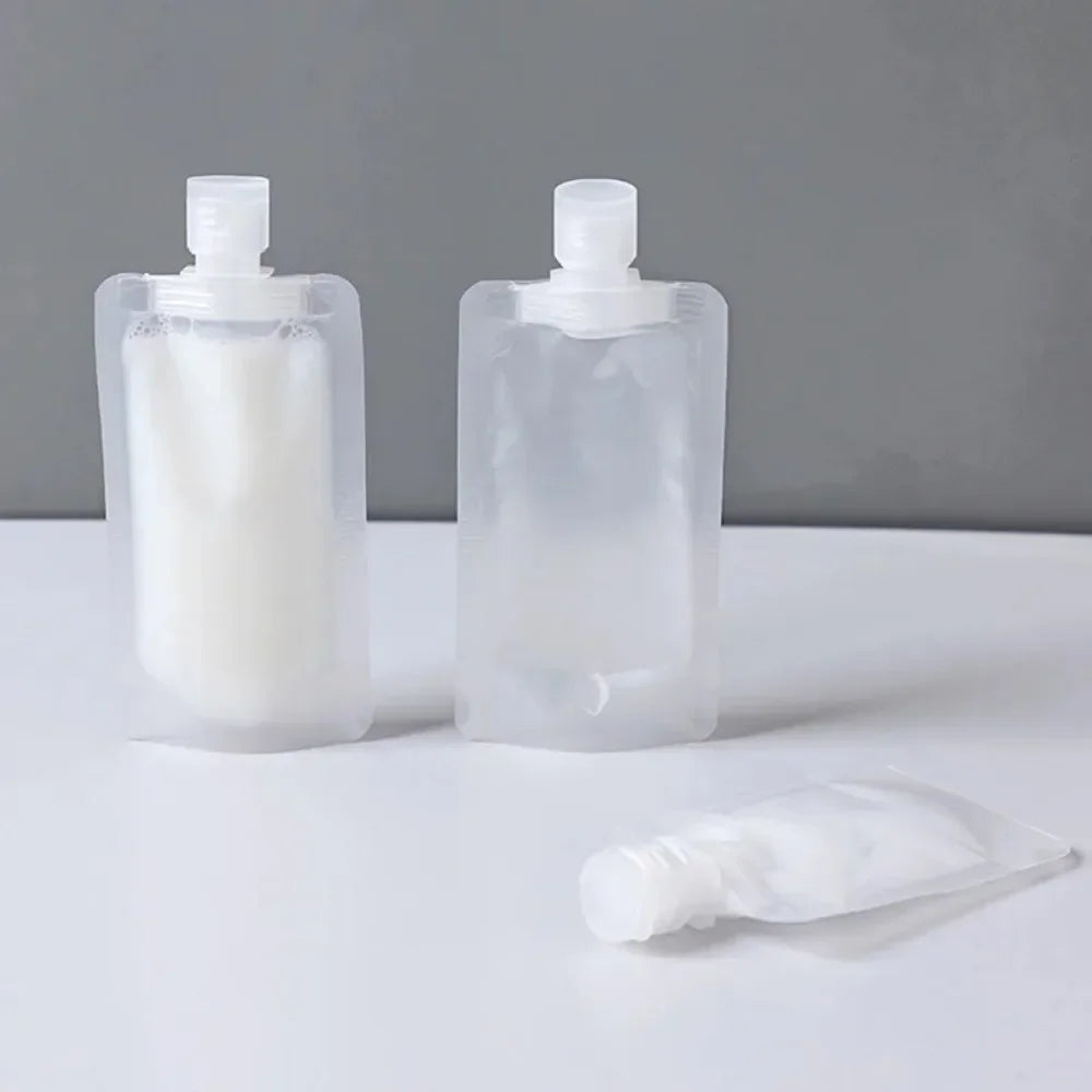 Ultimate Travel Companion: 5PCS Refillable Squeeze Bottles for Toiletries