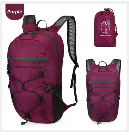 Ultralight Foldable Travel Backpack – Compact, Water-Resistant & Durable