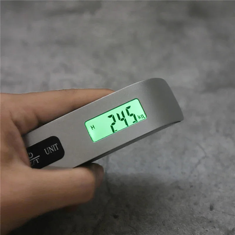 Portable Digital Luggage Scale – LCD Display, 50kg/110lb, Travel-Ready