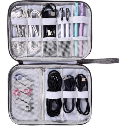 Travel Tech Organizer Bag – Waterproof, Compact & Multi-Compartment Cable Case
